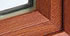 uPVC Conservatory Golden Oak Bevelled Beading