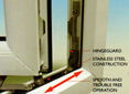 uPVC Window Hingeguard